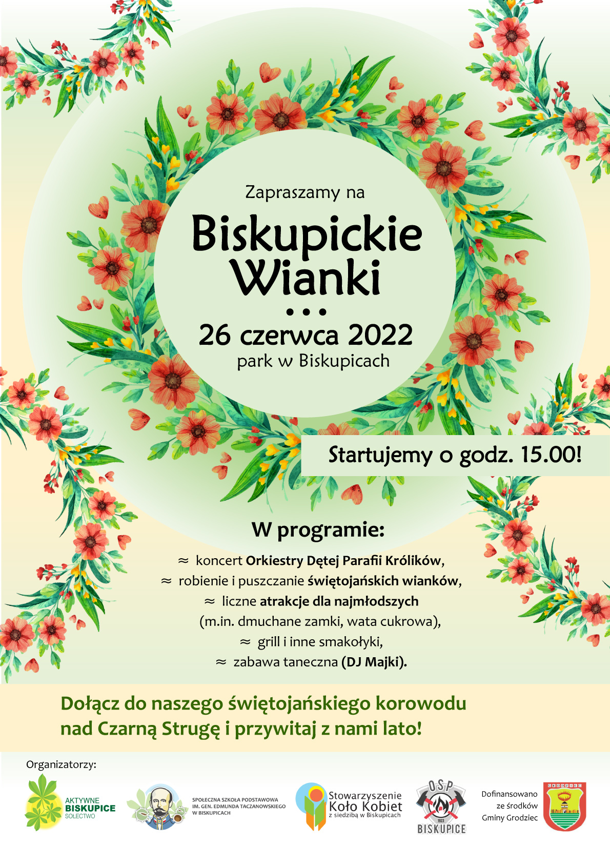 Biskupickie Wianki 2022 - lakat