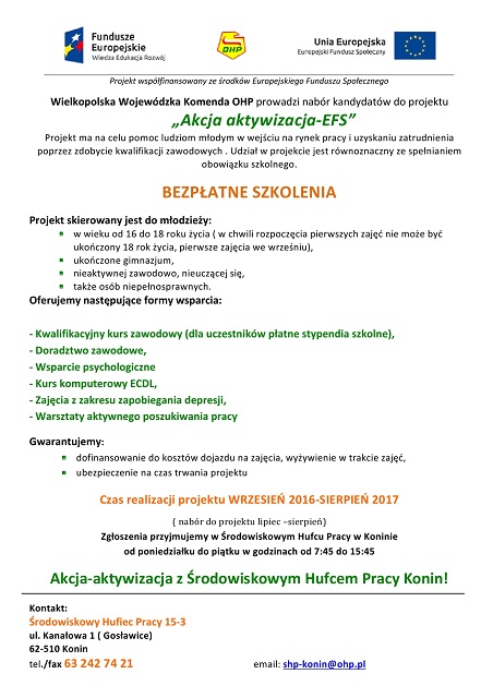 Ulotka inf Akcja aktSHP Konin1 maly