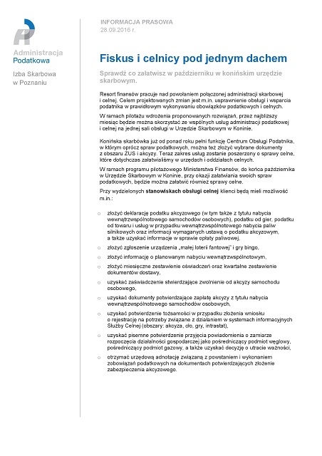 notatka prasowa pilotaz konin