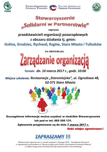 PLAKAT SZKOLENIE ZO maly