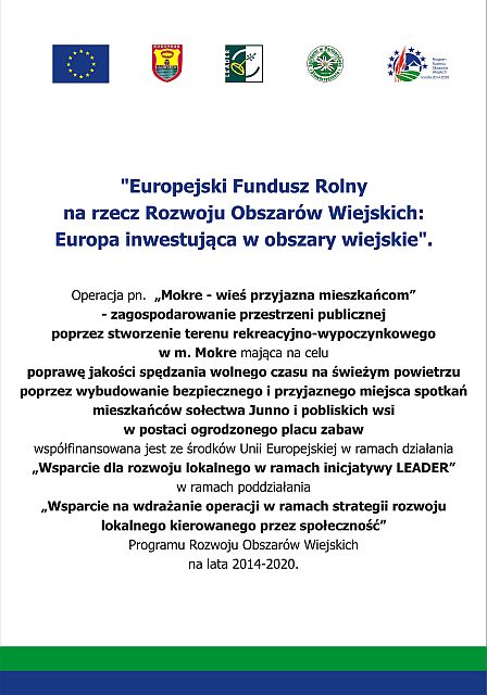 Tablica Unijna Mokre mala