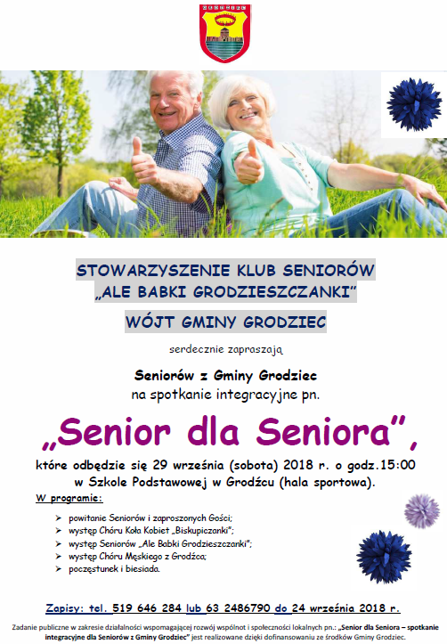 plakat senior
