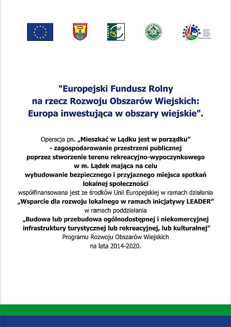 Tablica UE Ladek mala