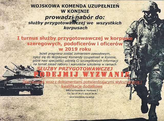 sluzba plakat maly
