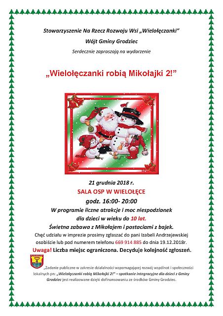 plakat mikolajki maly