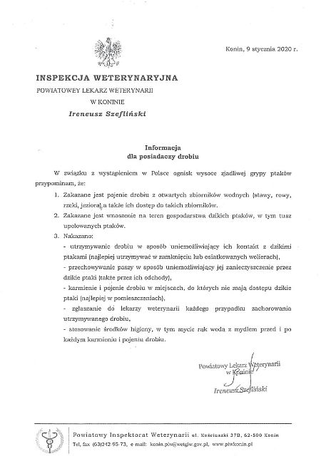 Informacja drob
