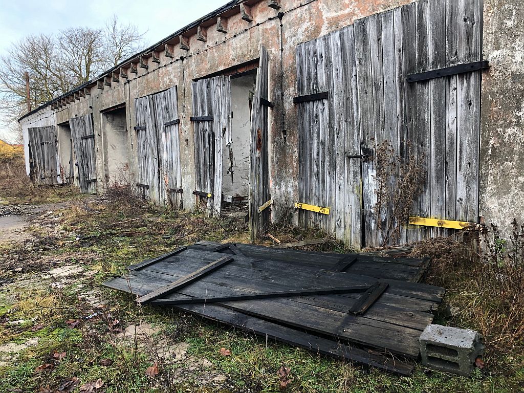 Stan pozostałych budynków SKR-u przed rozbiórką