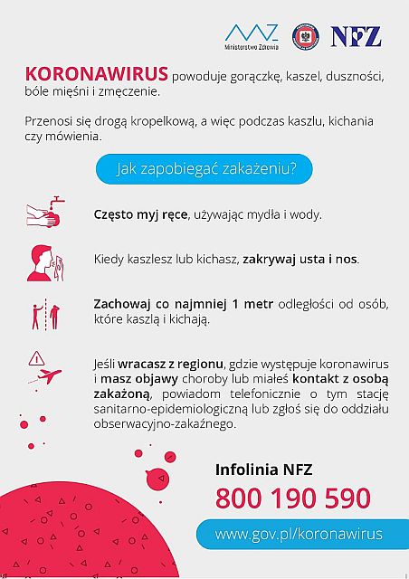 Koronawirus - informacje strona 1