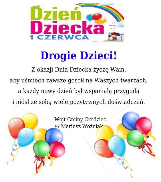 Plakat Dzień Dziecka 2020 r.