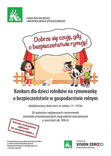 Konkurs rymowanki - plakat