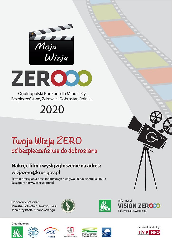 Plakat Konkurs - Vision Zero