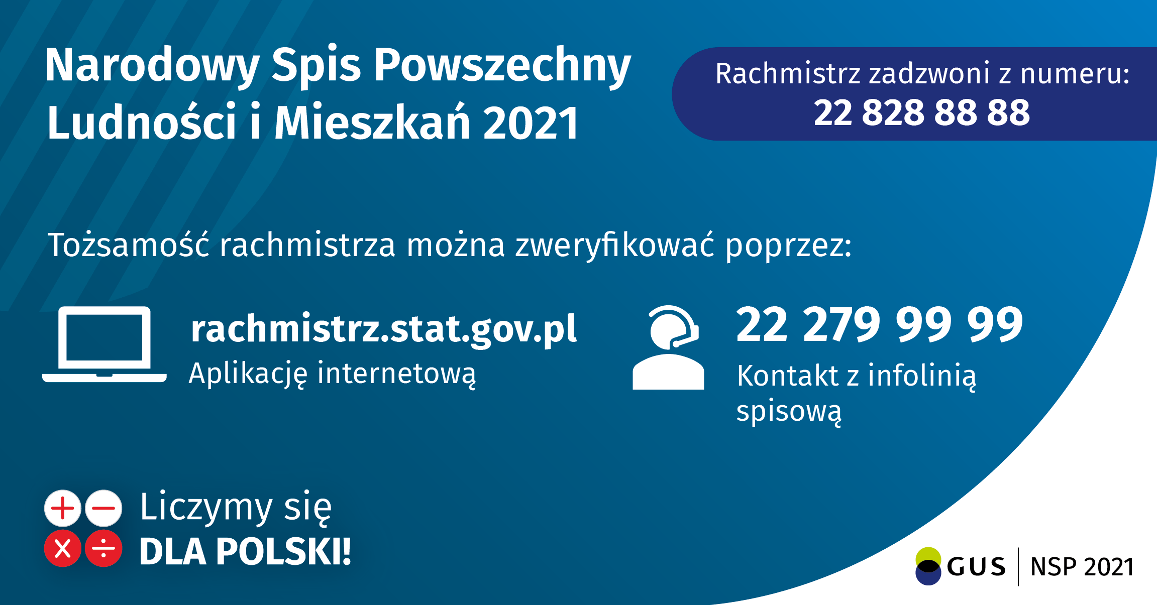 Narodowy Spis Powszechny Ludności i Mieszkań 2021 – jeśli nie samospis, to co? - plakat