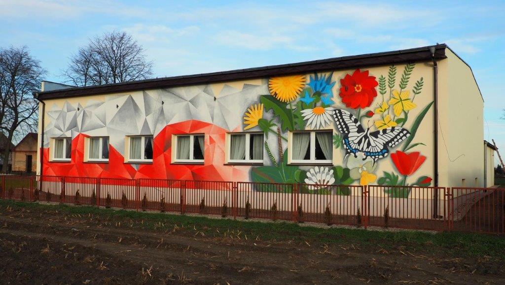 Mural w Biskupicach - fot. M. Dryjer
