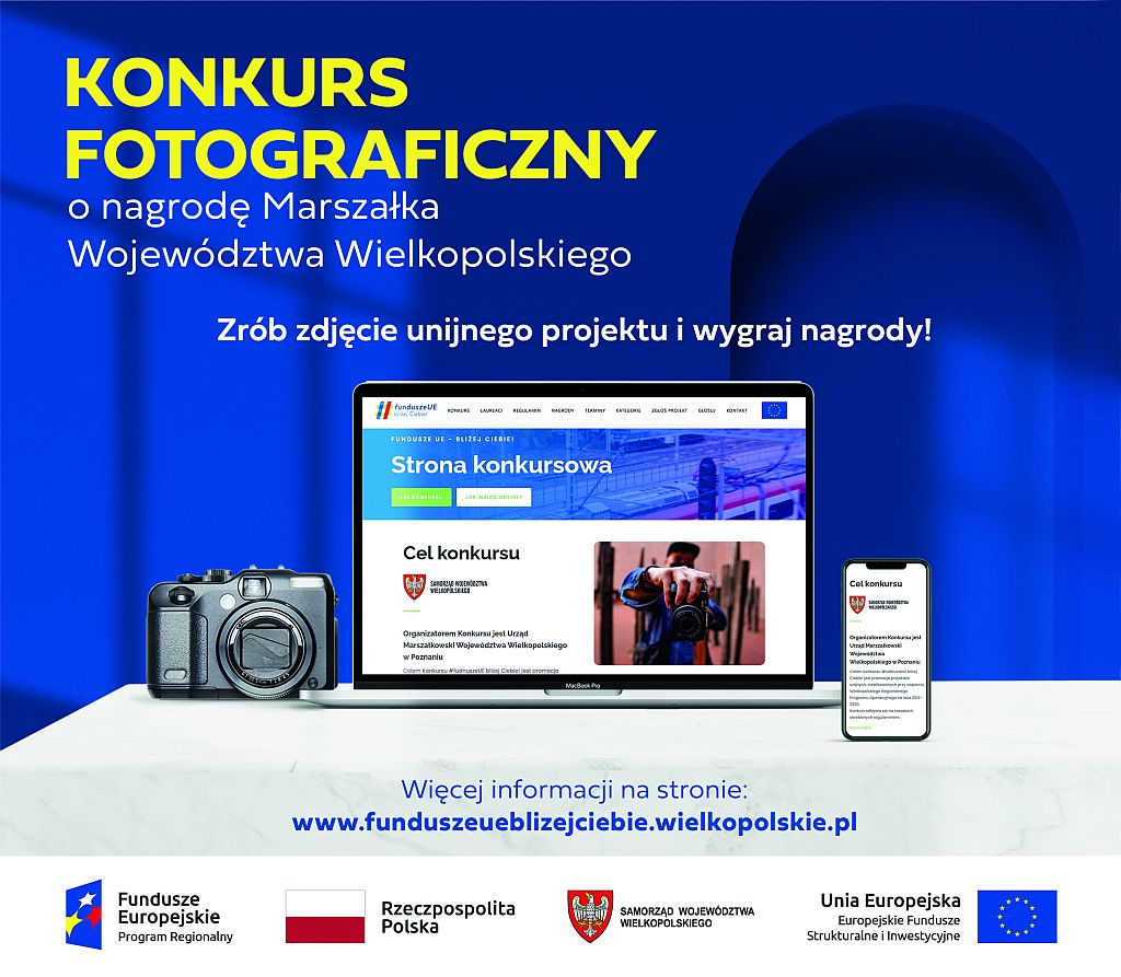 Zrób zdjęcie unijnego projektu i zgarnij nagrody! - plakat