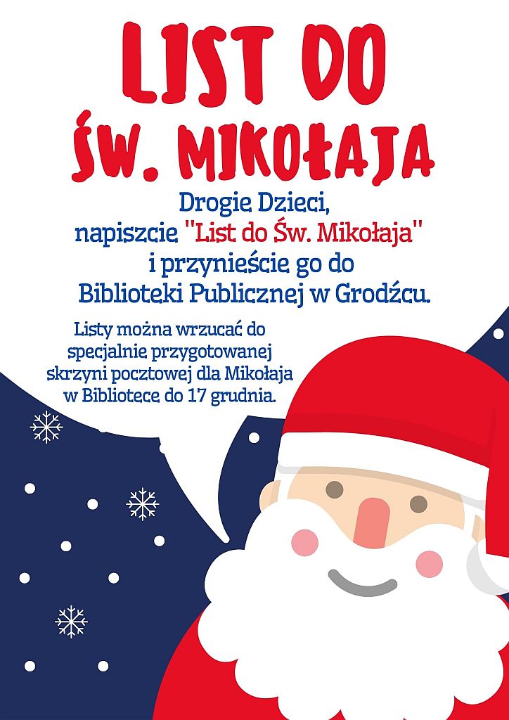 List do Św. Mikołaja - plakat