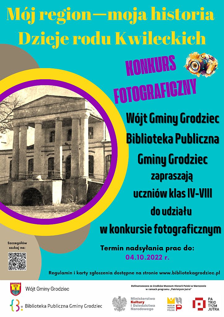 Konkurs fotograficzny - Dzieje rodu Kwileckich - plakat