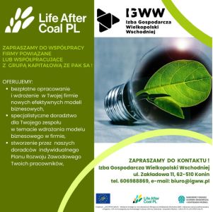 Zapraszamy do kontaktu przedsiębiorstwa dostarczające produkty i świadczące usługi na potrzeby ZE PAK - plakat