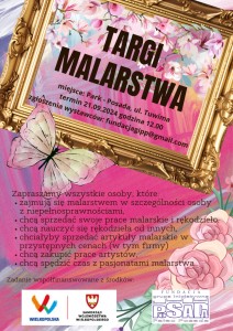 Targi malarstwa i rękodzielnictwa - plakat