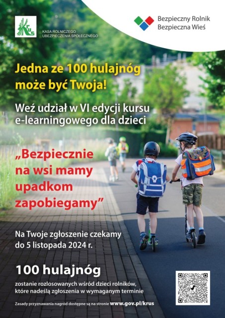 Weź udział w VI edycji kursu e-learningowego dla dzieci - plakat