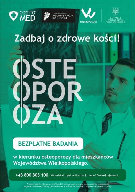 Bezpłatne badania densytometryczne w Starym Mieście - plakat