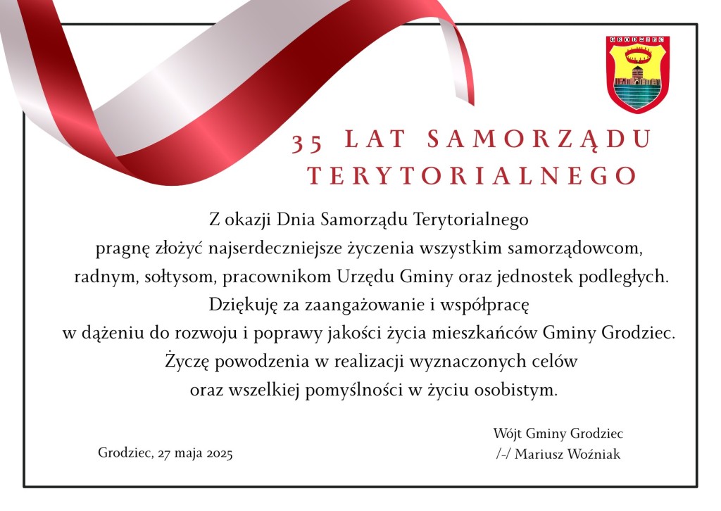 27.05.2025 - Dzień Samorządu Terytorialnego - plakat