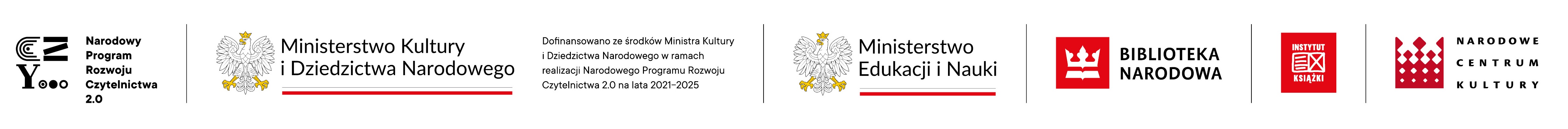 Narodowy Program Rozwoju Czytelnictwa 2.0 na lata 2021-2025 - logo
