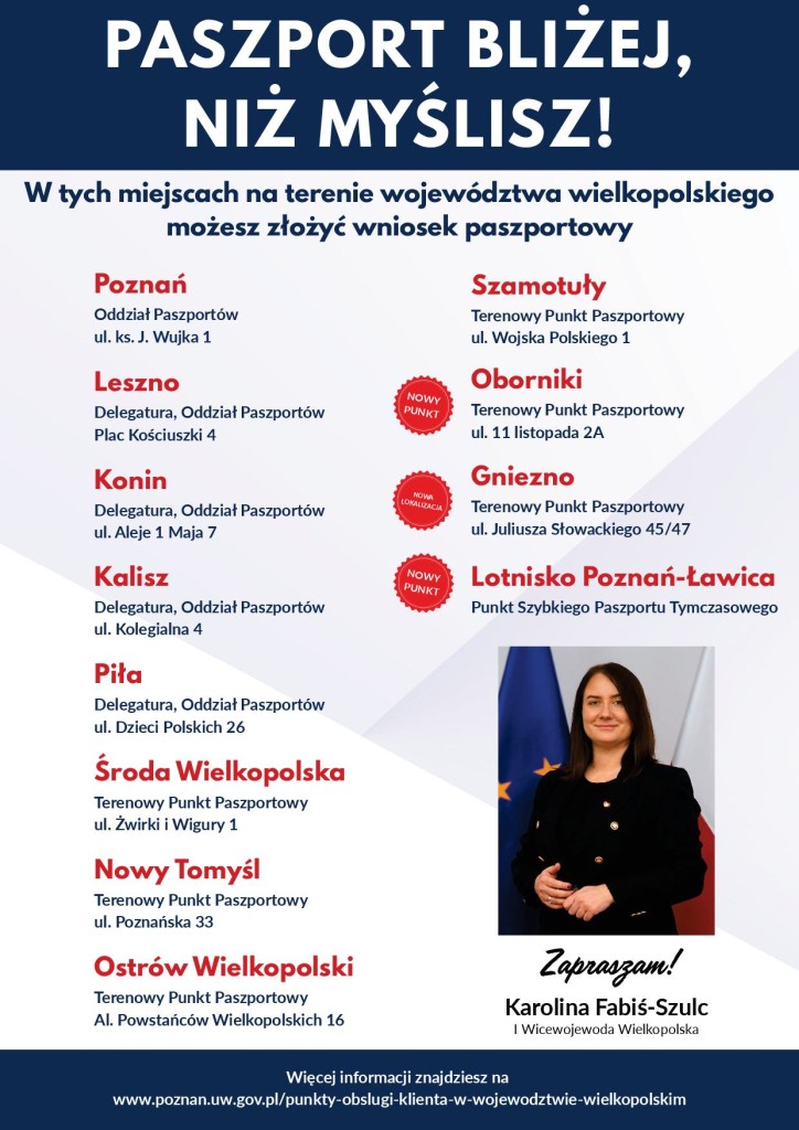 Paszport bliżej, niż myślisz! - plakat