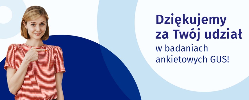 GUS badania ankietowe - plakat