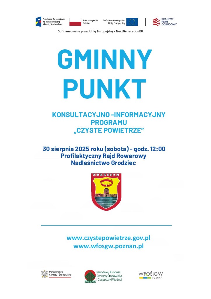 Czyste Powietrze - konsultacje - plakat