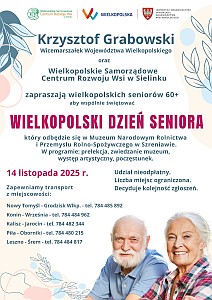Wielkopolski Dzień Seniora - plakat