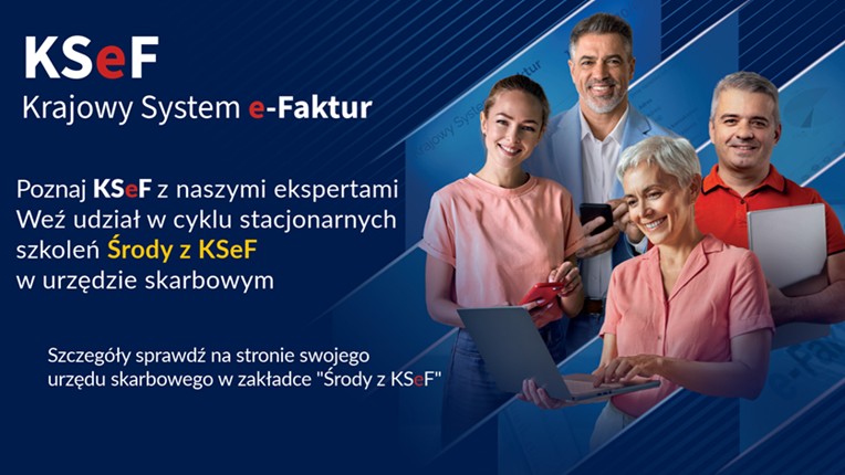 Środy z KSeF - plakat