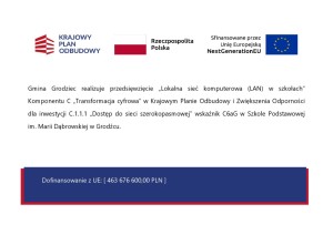 Lokalna sieć komputerowa (LAN) w szkołach - plakat