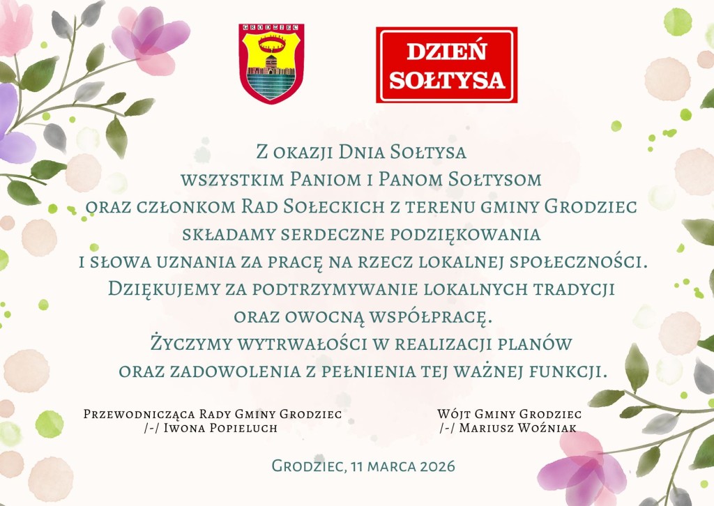 Dzień Sołtysa 2026 - plakat
