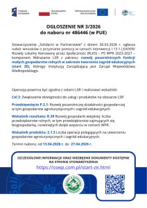 Tworzenie zagród edukacyjnych - plakat