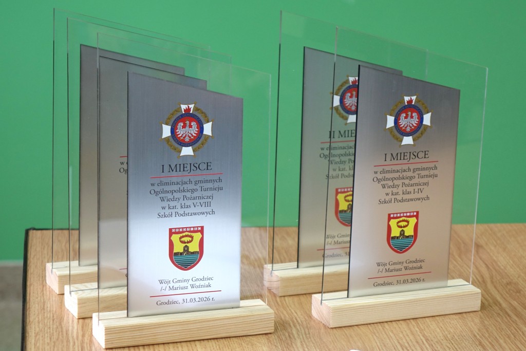 Gminne eliminacje Turnieju Wiedzy Pożarniczej w Grodźcu - zdjęcie 5