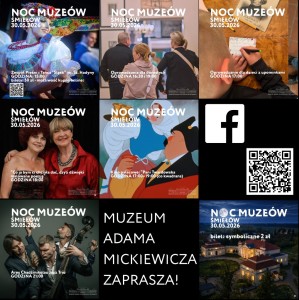 Noc Muzeów 2025 Śmiełów - plakat