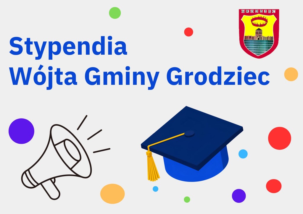 Stypendia i nagrody dla uzdolnionych uczniów - plakat