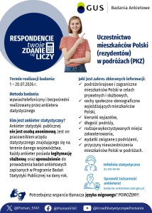 Badania ankietowe 2026 - plakat