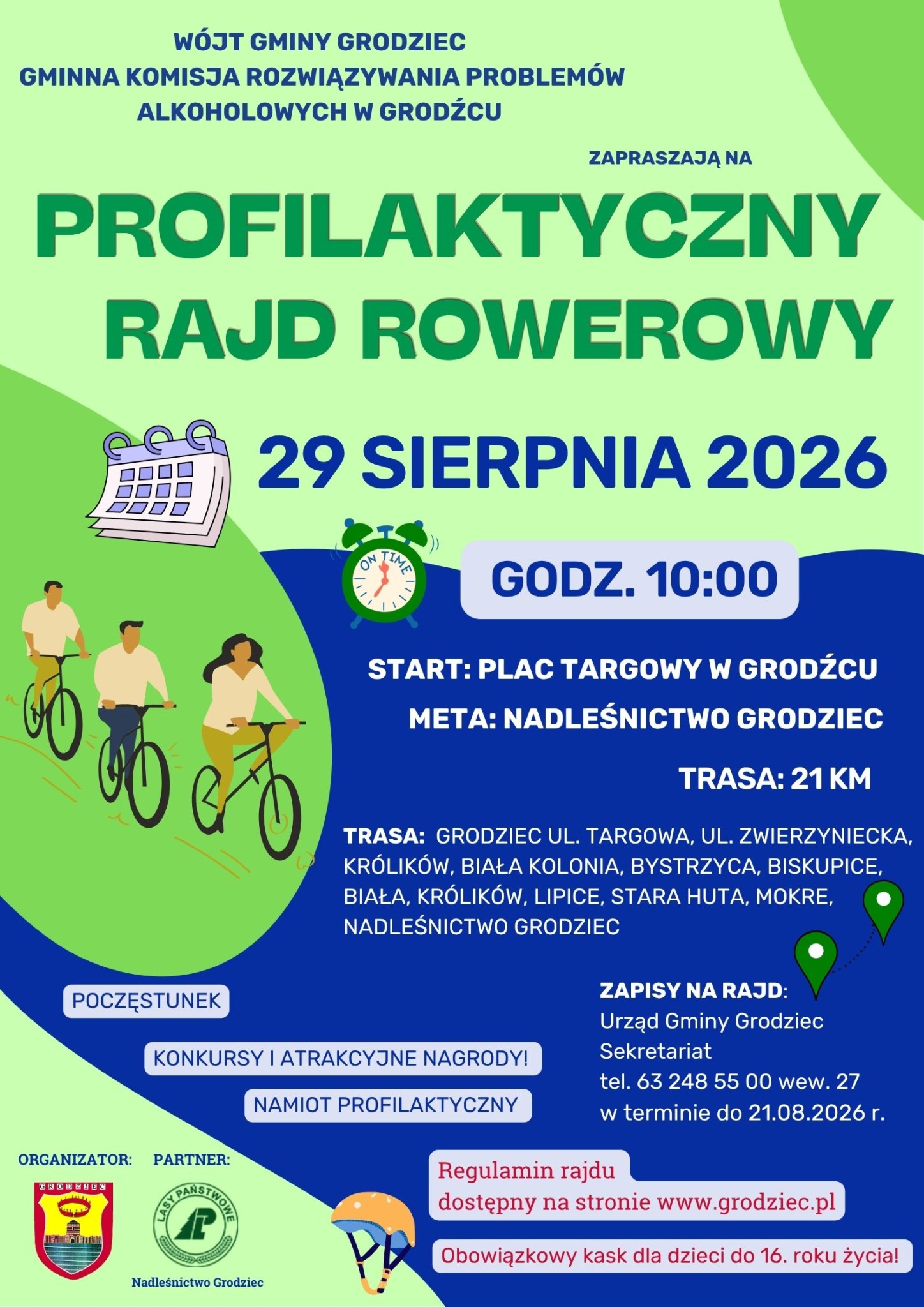 Plakat RAJD ROWEROWY