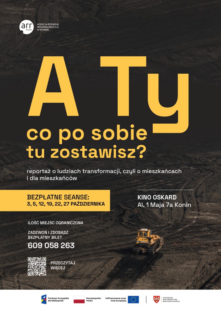 Październik ze sprawiedliwą transformacją - plakat