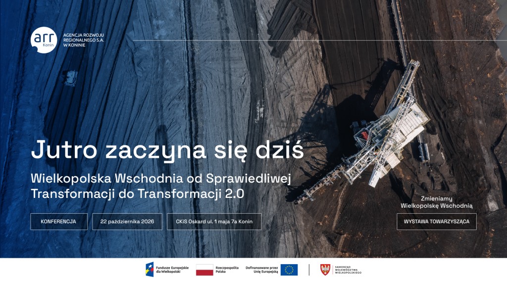 "Jutro zaczyna się dziś" - konferencja 22.10.2026 - plakat